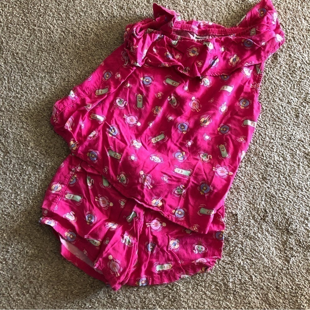 365 Kids 2pc pink summer set in size 6